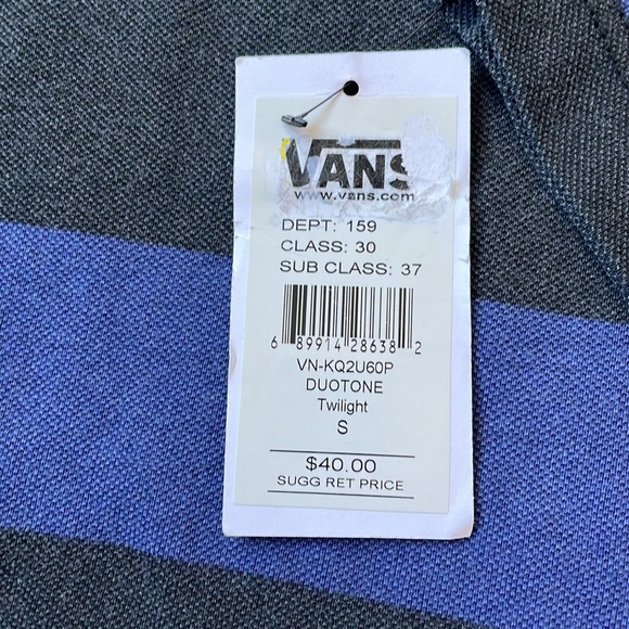 VANS Hooded Long Sleeve Shirt -NWT - Picture 4 of 6